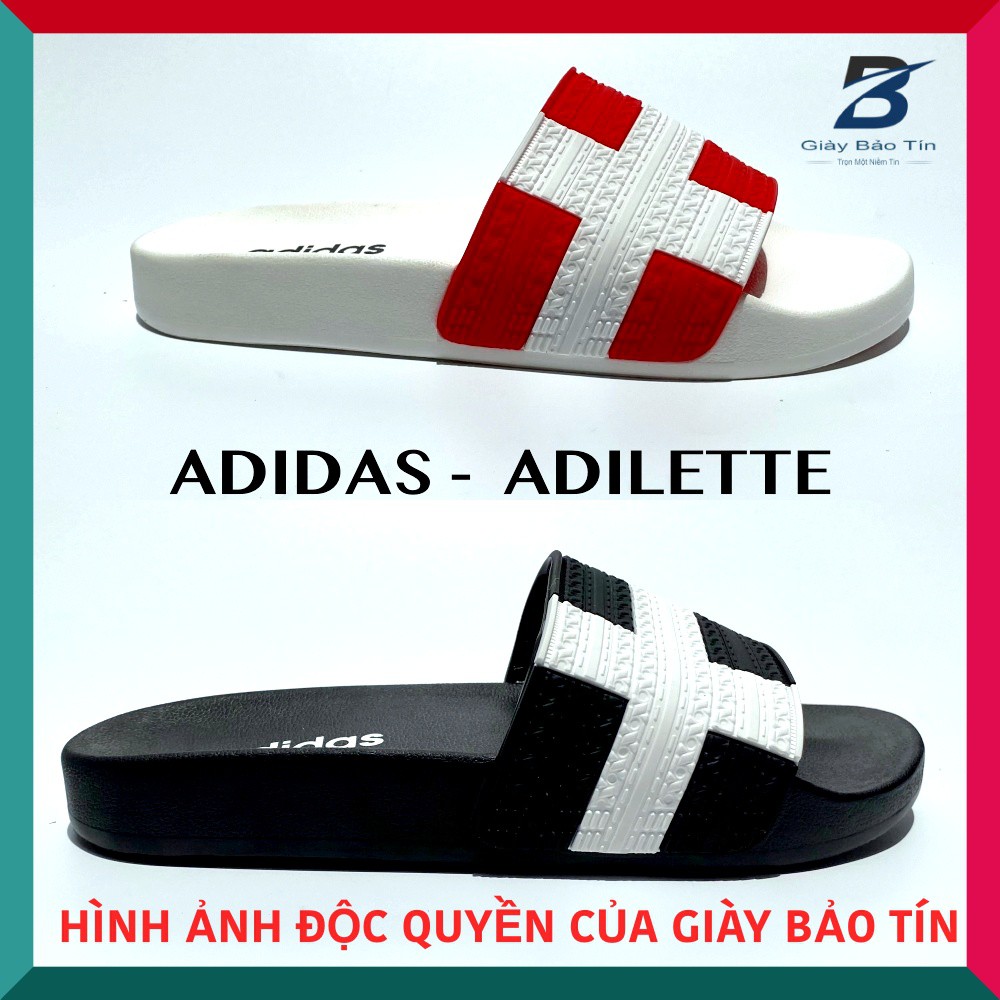 Dép nam Adidas Adilete 2 màu thời trang, quai dép sần chống bám nước, đế ngoài dép sần tăng ma sát, thiết kế ôm chân .