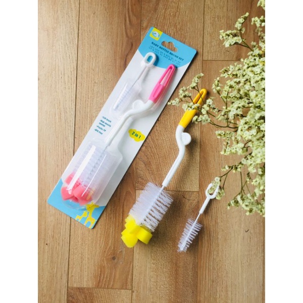 CỌ RỬA BÌNH SỮA bộ 2 món