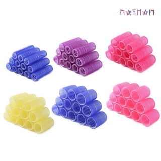 Set 12 lô uốn tóc tự dính diy tiện dụng