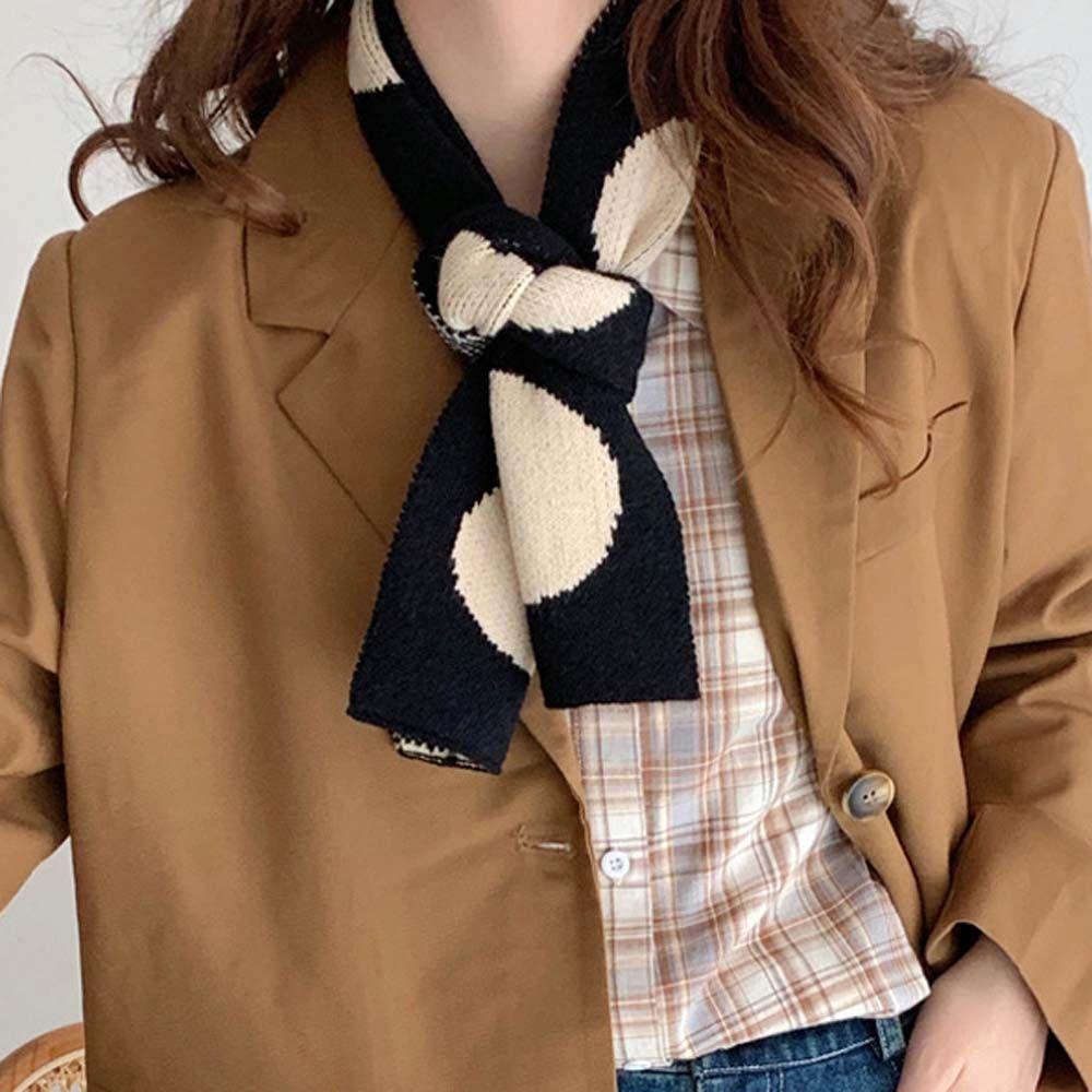 Khăn Choàng Cổ Dệt Kim Thời Trang Thu Đông Cho Nữ VANES1