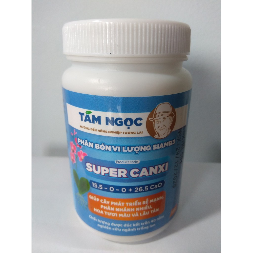 Phân bón vi lượng SUPER CANXI của thầy TÁM NGỌC - chai 100 gram