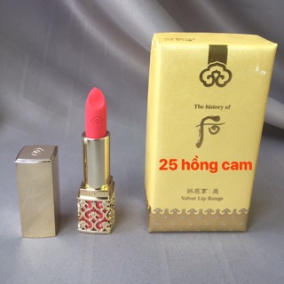 Son whoo mẫu mới màu chuẩn đẹp lì môi