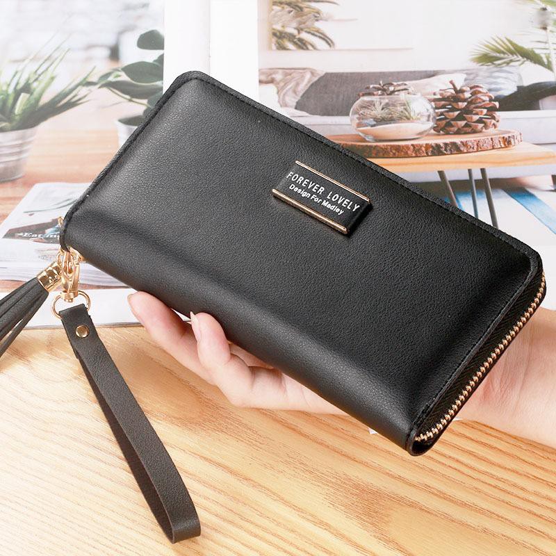 Bóp Ví Dài Nữ Cầm Tay FOREVER YOUNG Vuông Tua Đựng Thẻ 341 Siêu Hot | BigBuy360 - bigbuy360.vn