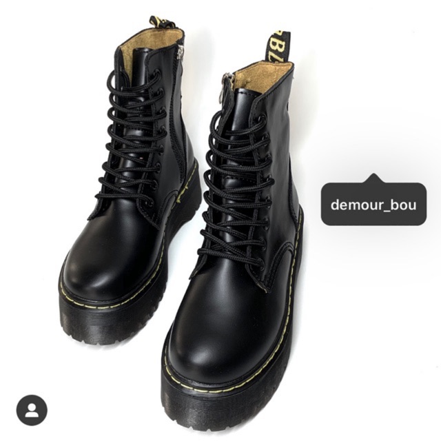 BOOTS CAO CỔ/ ĐẾ CAO 6CM ĐẾ ĐEN ( CÓ SẴN) | BigBuy360 - bigbuy360.vn