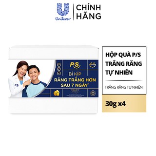 Hb gift hộp quà p s trắng răng tự nhiên 4x30g - ảnh sản phẩm 1