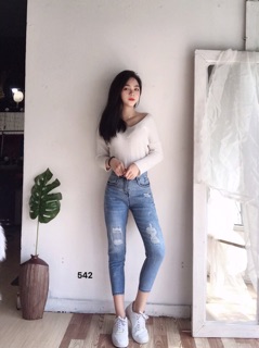 Quần Baggy JEANS co giãn