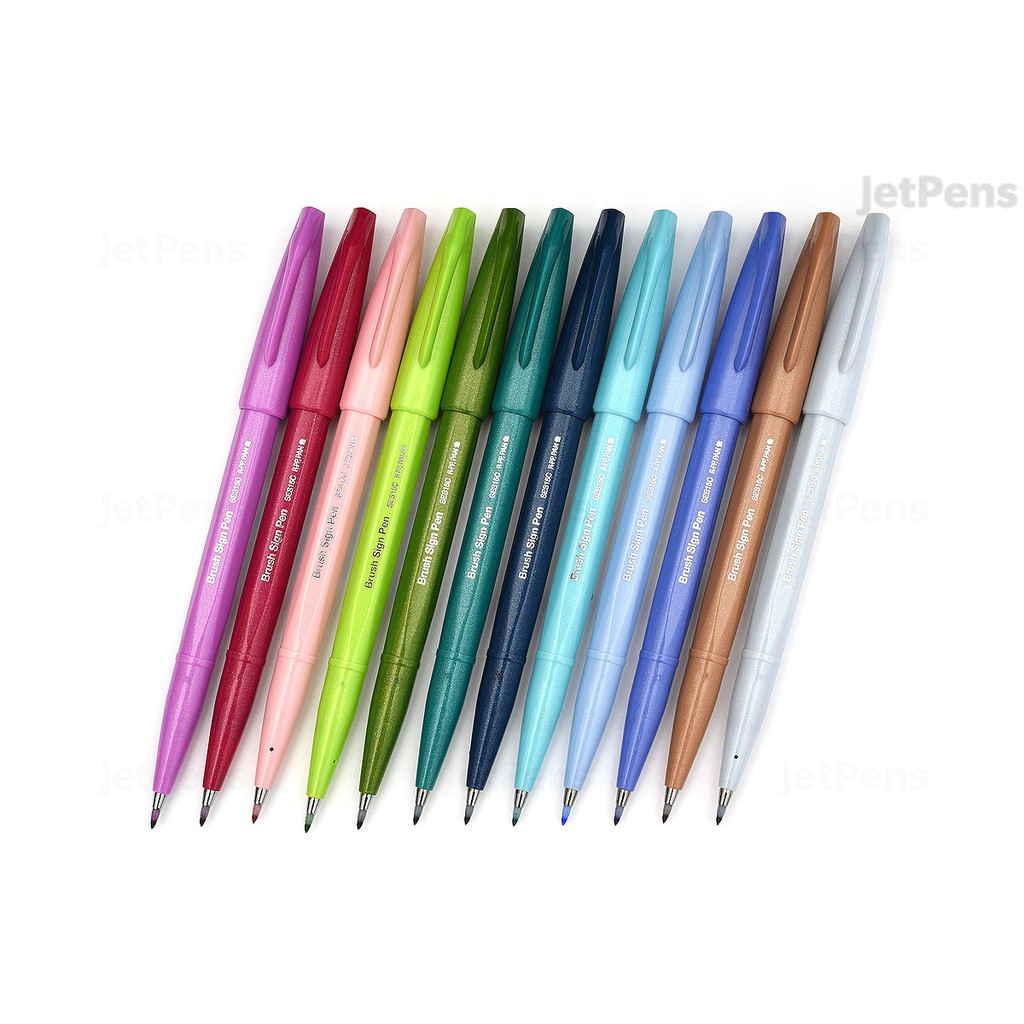 Bút Lông Pentel Brush Sign Pen 2020 new color SES15