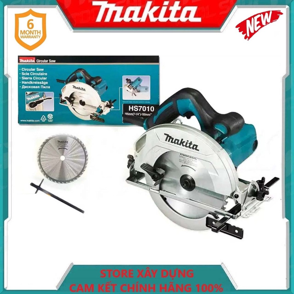 MÁY CƯA ĐĨA (185/190MM) 1600W MAKITA - HS7010- HÀNG CHÍNH HÃNG