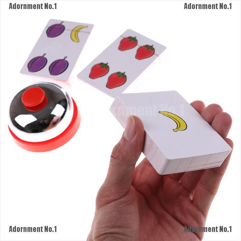 [AdornmentNo1]  Halli Galli Board Game 2-6 Players Cards Game For Party/Family/Friends Easy To Play