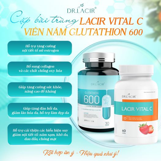 Viên uống Vitamin C Dr Lacir - Viên uống Lacir Vital C chính hãng
