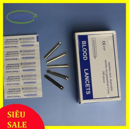 Kim chích mụn hộp 200 chiếc Cao Cấp