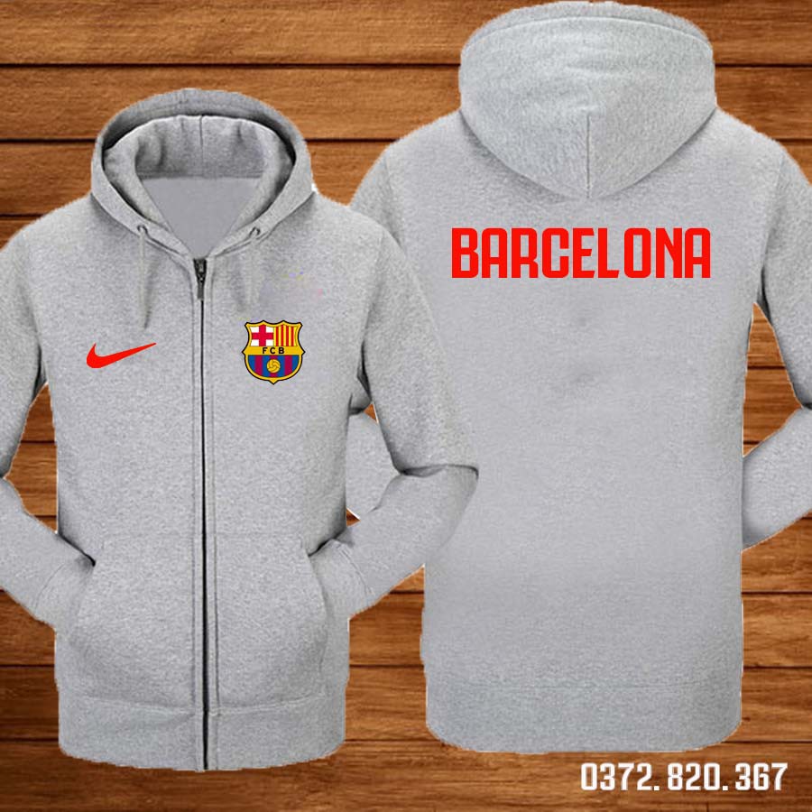 Áo khoác nỉ CLB bộ Barcelona