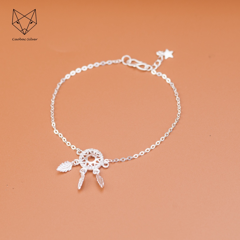 Lắc Tay Bạc Ta S925 Cao Cấp CaoBac Silver Dream Đính Đá Ước Mơ Đáng Yêu Phong Cách Nhẹ Nhàng Cho Nữ