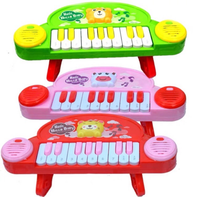 [ PIN NHẠC] ĐỒ CHƠI ĐÀN PIANO CÓ CHÂN CHO BÉ