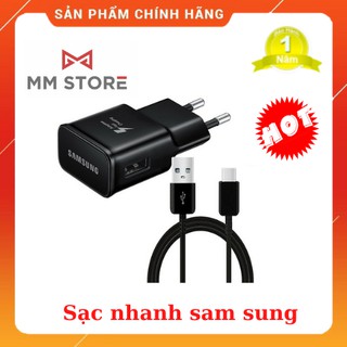 Bộ sạc samsung 15w usb to type c - bộ sạc nhanh note 9, note 8, s9, s8 | bh 12 tháng lỗi 1 đổi 1