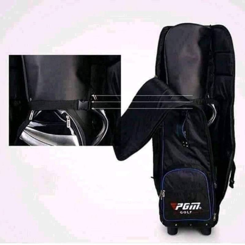 Cover máy bay túi gậy golf PGM chính hãng chống thấm nước có khóa bảo vệ túi gậy CM005