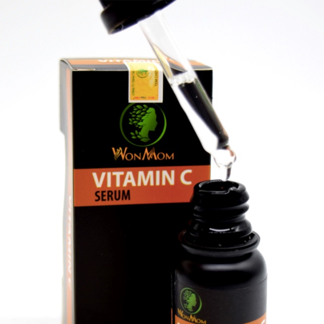 Serum vitamin C dưỡng trắng da mặt Wonmom - giảm thâm, nám 20ml - Việt Nam