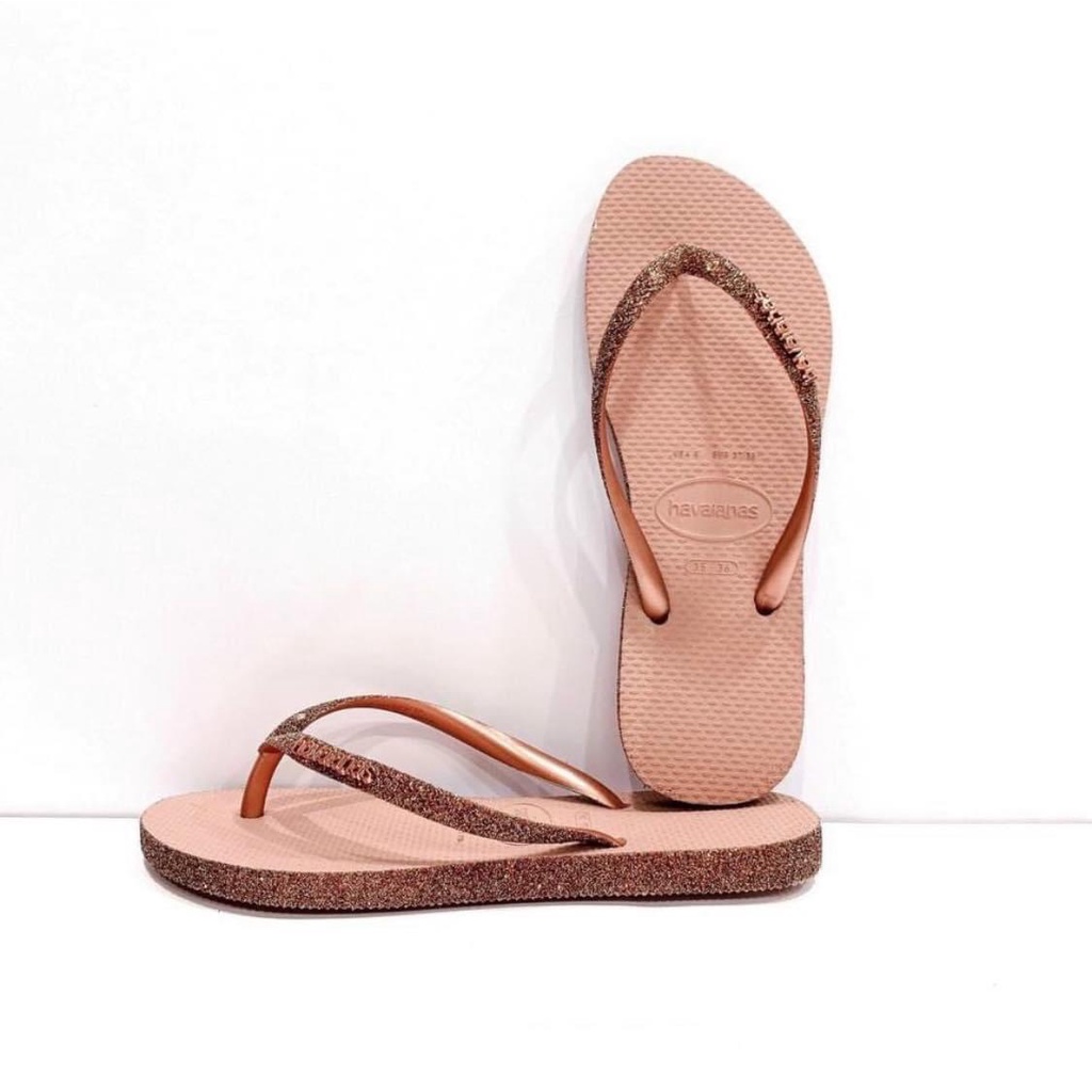 Dép Viền Kim Tuyến Havaianas  chính hãng có sẵn