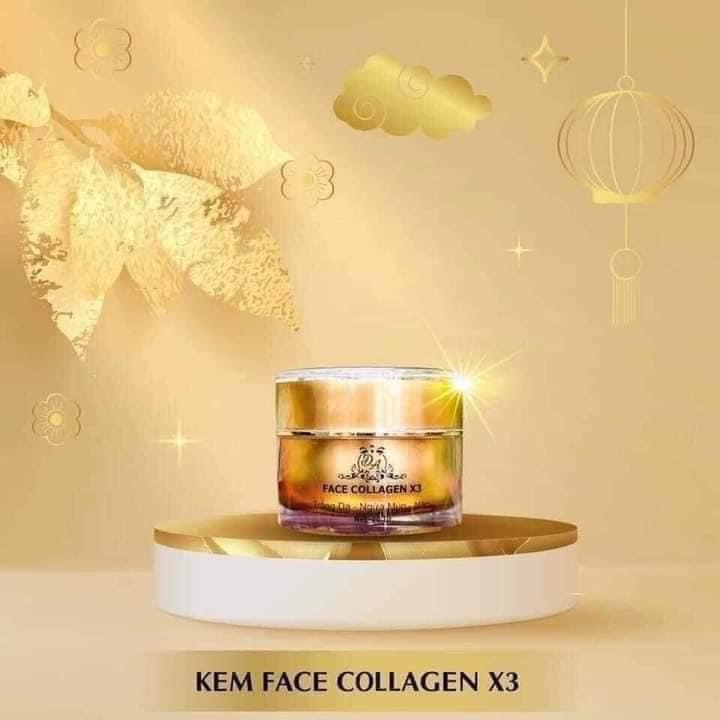 Kem Face Collagen X3 chính hãng Mỹ Phẩm Đông Anh - Kem dưỡng da mặt Colagen X3 Luxury - PINK BEAUTY