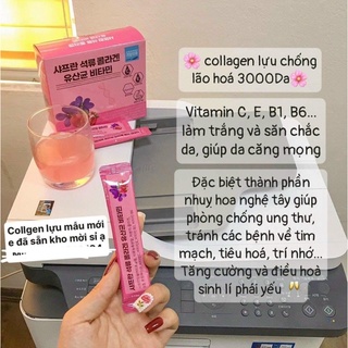 Bột Collagen Lựu Đỏ Bio Cell Hàn Quốc
