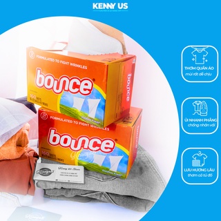 Giấy thơm bounce hộp 160 tờ fabric softener dryer mỹ làm thơm quần áo, tủ, xe, vali, giày - kenny us
