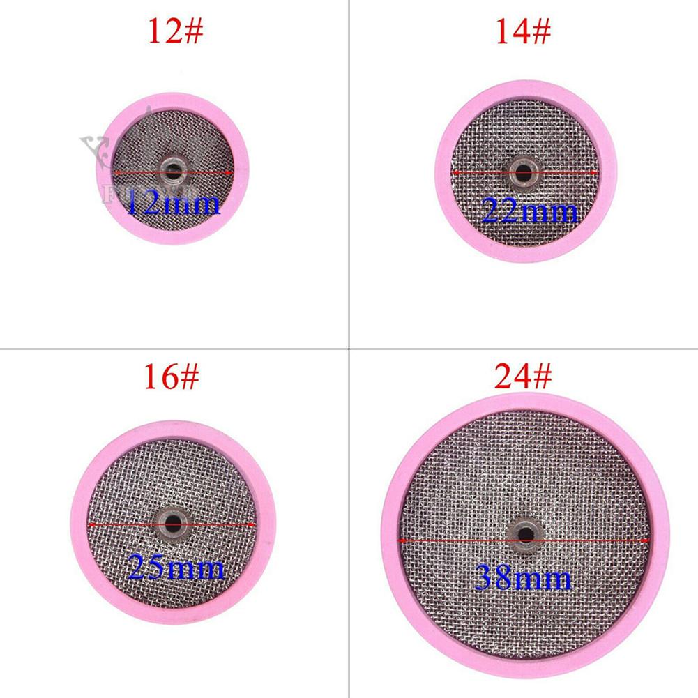 【FUNWD】7Pcs TIG Wel ding Torch Stubby Gas Lens Ceramic Cup Kit For WP-17/18/26