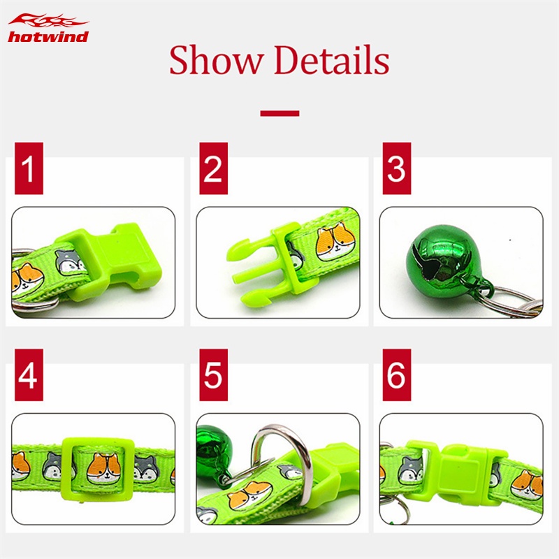 Hw Vòng Cổ Gắn Chuông Có Thể Điều Chỉnh Cho Chó Chihuahua