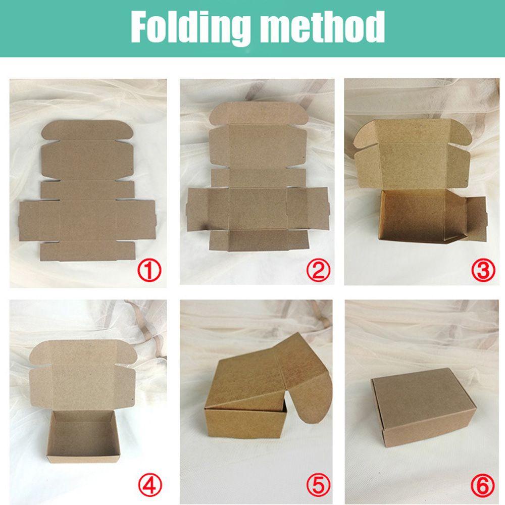 Hộp Giấy Kraft Mini Đựng Trang Sức Kẹo Ngọt