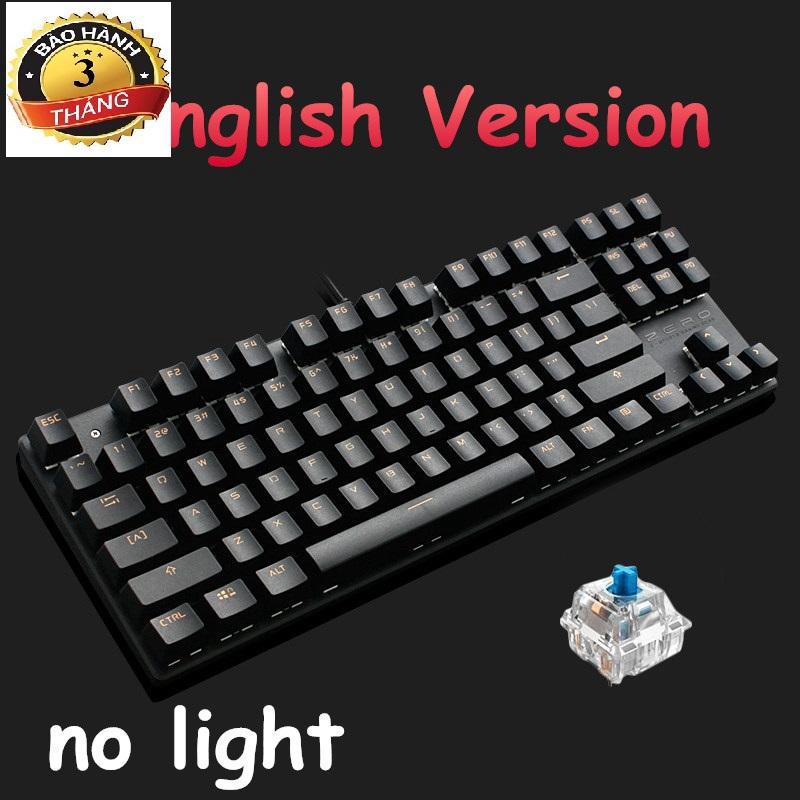 Bàn phím cơ Zero Metoo TKL không led 87 phím (đen) -dc018 -dc018