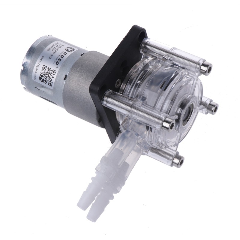 Máy bơm hút chân không nhu động cỡ lớn phân tích nước bể cá DC 12/24V