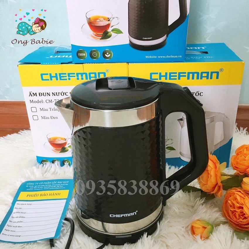 Ấm Siêu Tốc 2L Chính Hãng PL HOME , Cao Cấp , 2 Lớp , Bảo Hành 12 Tháng