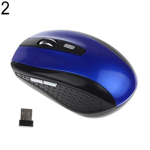 Chuột gaming không dây 1200dpi 2.4gh có đầu USB nhận tín hiệu cho PC laptop