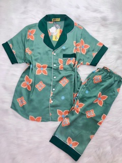 Pyjama lụa gấm loại 1  40-58kg