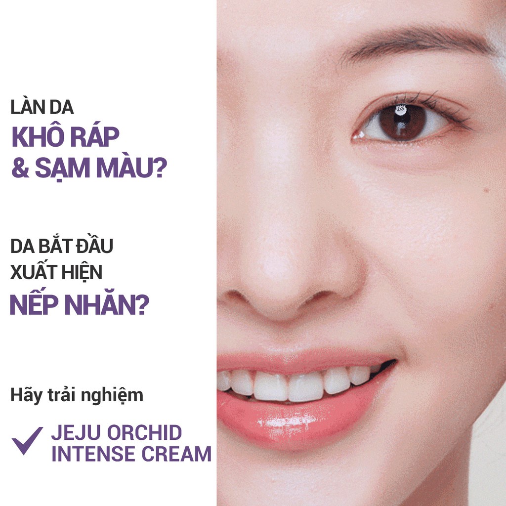 [Mã COSIF05 giảm 10% đơn 400K] Kem dưỡng chống lão hóa hoa lan tím Innisfree Jeju Orchid Intense Cream 50ml