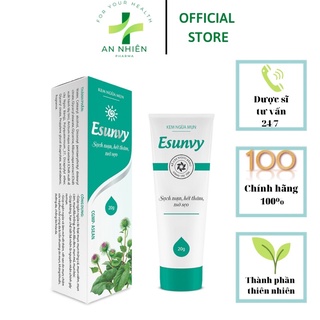 KEM NGỪA MỤN ESUNVY - sạch mụn hết thâm mờ sẹo ( tuyp 20g)