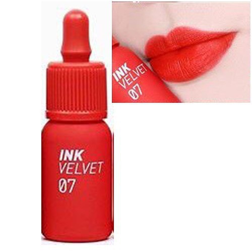 Son Kem Lì Peripera Ink Velvet Lip Tint New 2019 màu #07 đỏ cam siêu đẹp