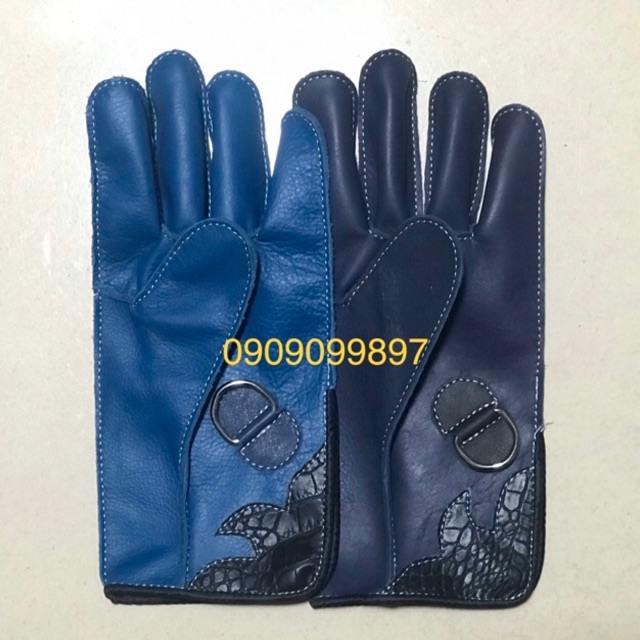 Găng tay da bò 1 lớp dài 30cm