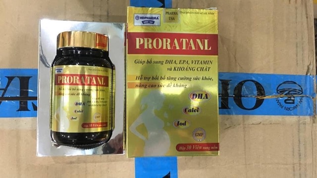 Proratanl Viên bổ bà bầu Bổ sung sắt, acid folic, vitamin cho phụ nữ mang thai và cho con bú