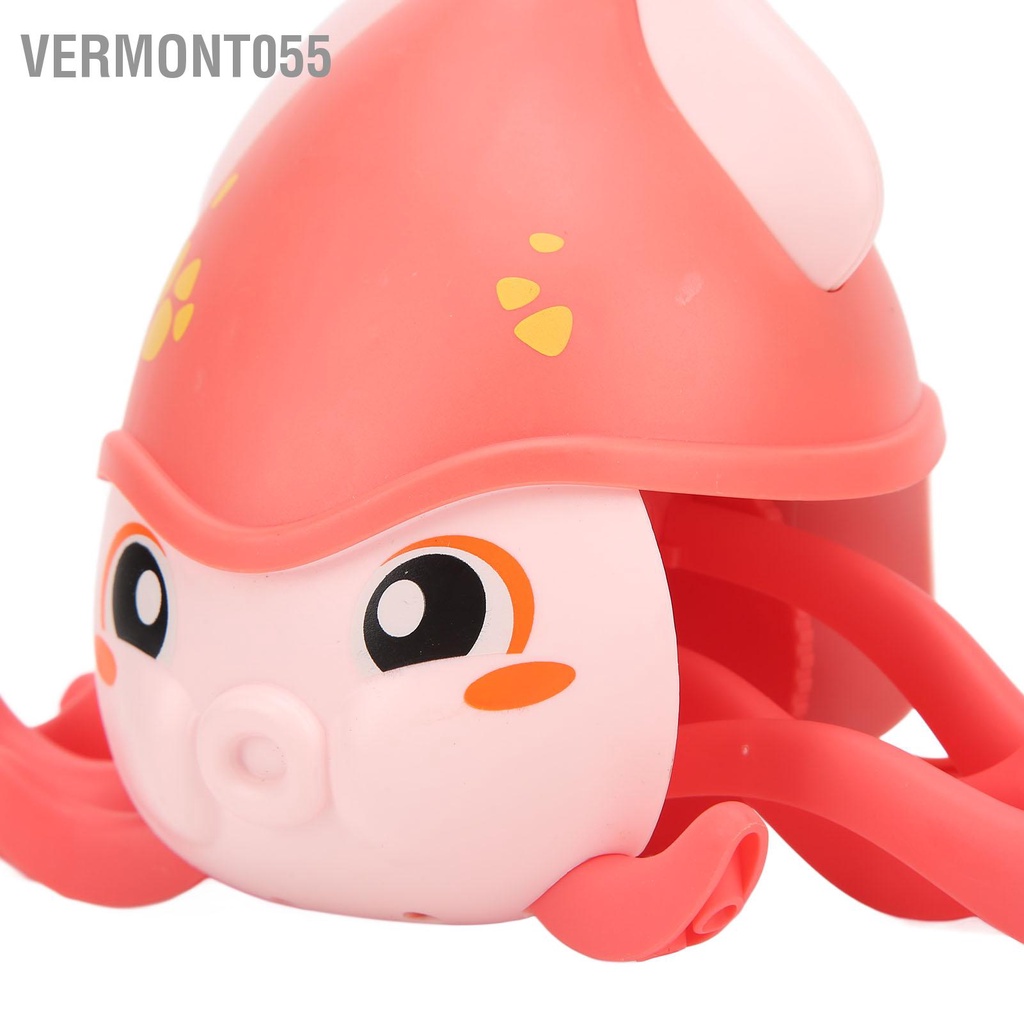 Vermont055 Đồ chơi đồng hồ bạch tuộc Điều khiển bằng giọng nói tự động có đèn nhạc cảm ứng cho 3 tuổi