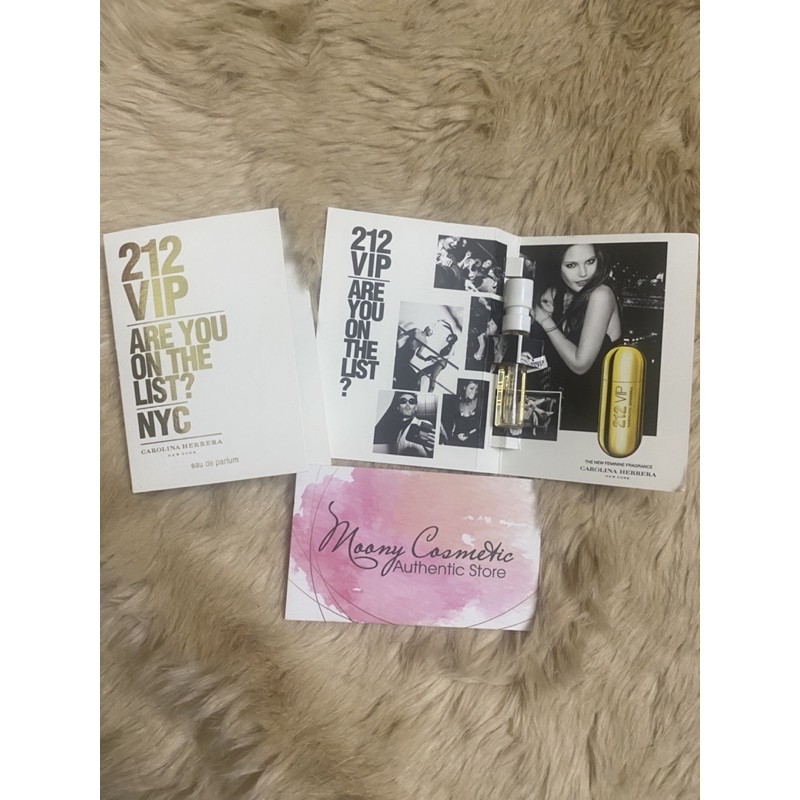 vial mẫu thử nước hoa nam nữ Carolina Herrera Good Girl Legere( guốc trắng)/212 vip/Bad boy 1.5ml