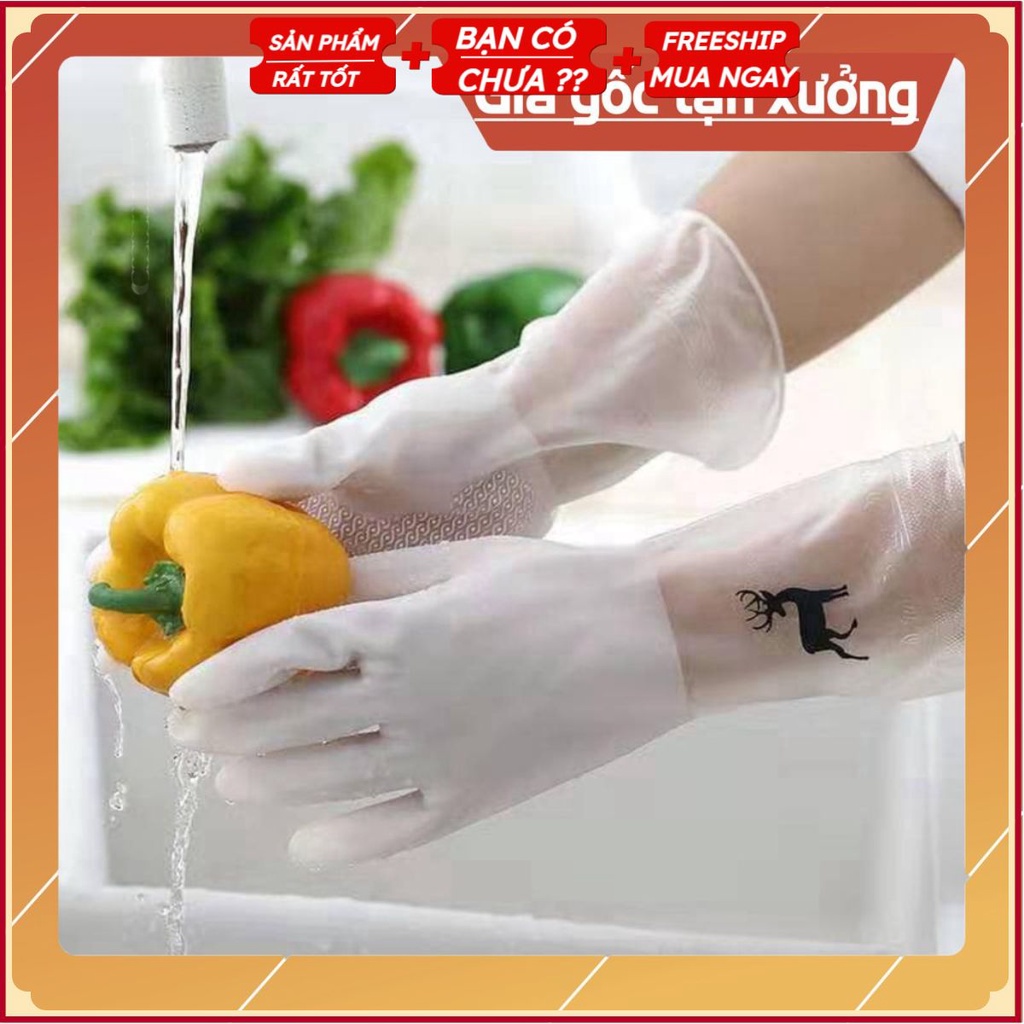 Sẵn hàng combo 50 đôi gang tay siêu dai con hươu .