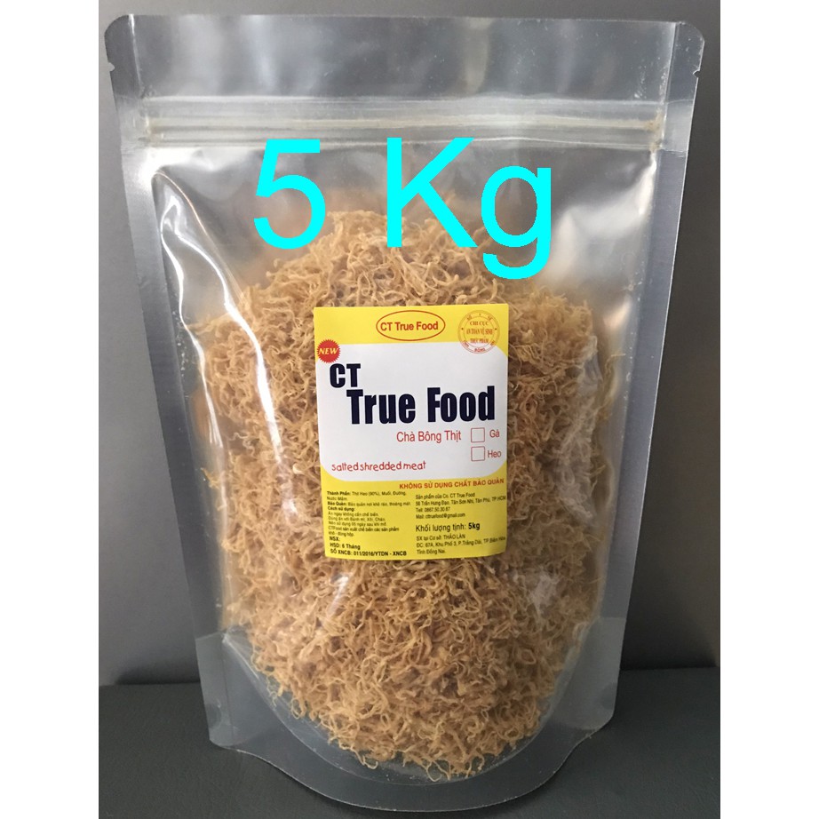 Ruốc mắm thơm - Chà bông sợi thơm mắm / CT True Food - Túi 5 Kg