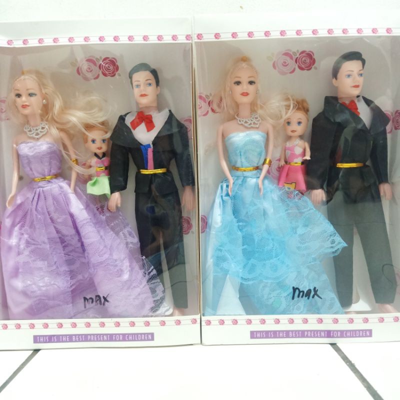 Búp Bê Barbie Gia Đình Xinh Xắn Đáng Yêu