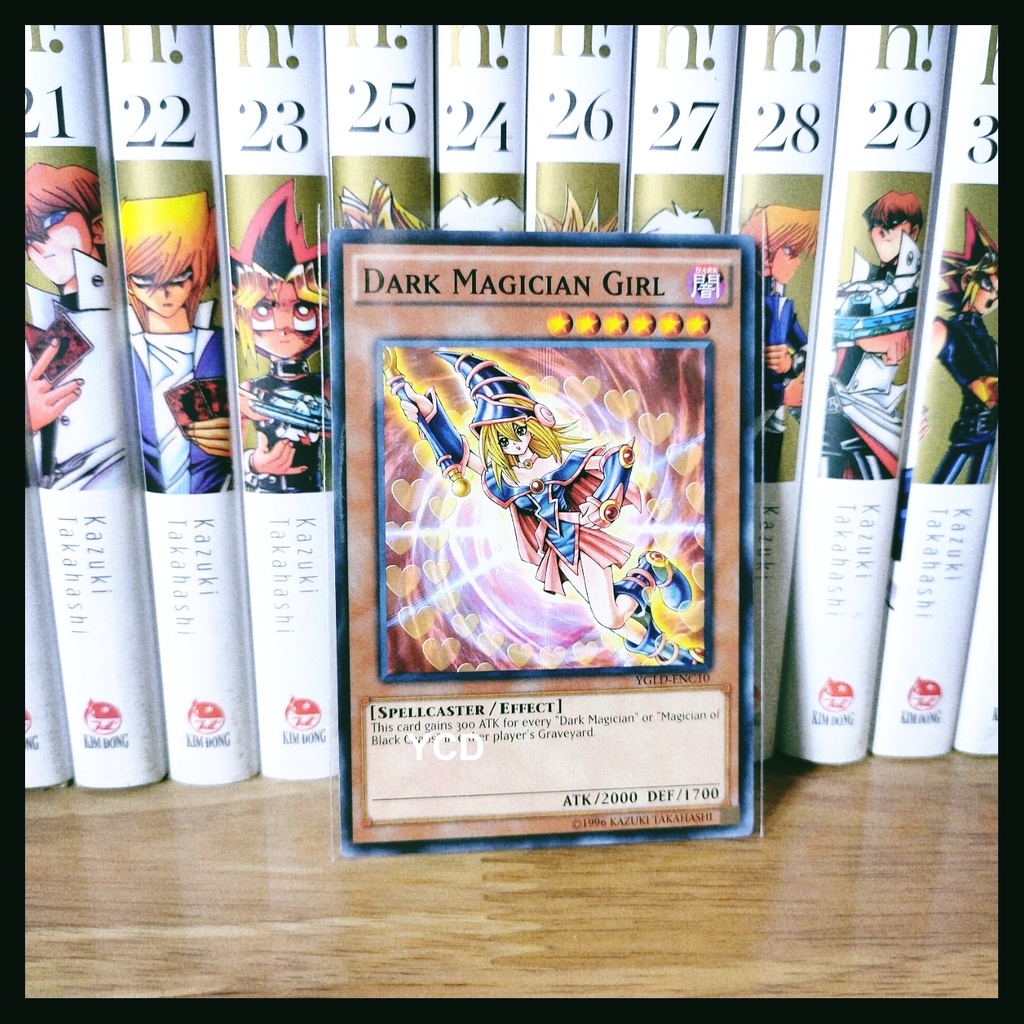 Thẻ bài yugioh chính hãng  Dark Magician Girl  – Common