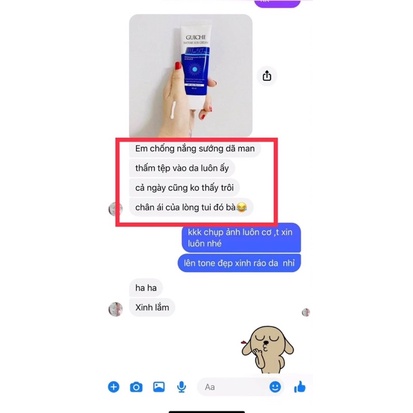 Kem chống nắng lên tông cho da dầu Guiche Nature Sun Cream Spf50+,Pa++++ 60ml