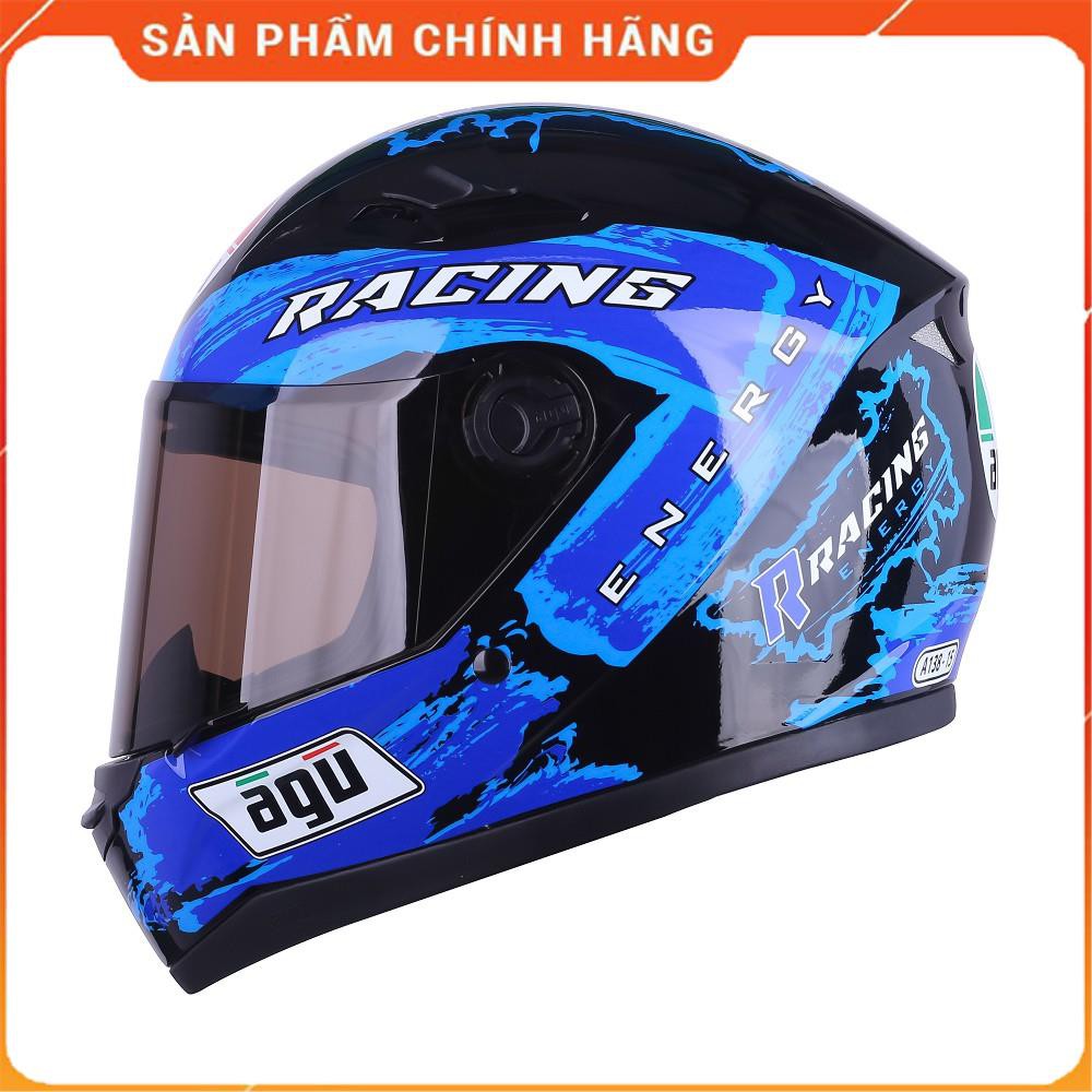 Mũ Bảo Hiểm Fullface AGU TEM Racing Energy