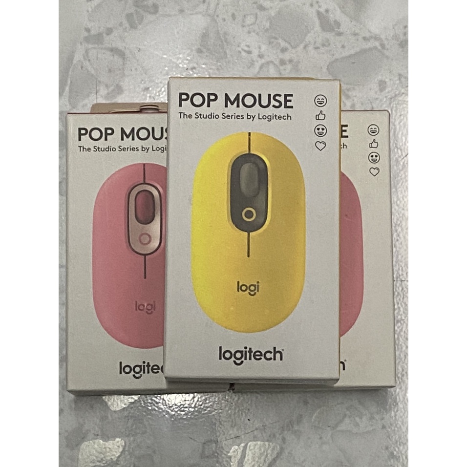 Chuột không dây Blutooth Logitech Pop Mouse - hàng chính hãng bảo hành 12 tháng - tùy chỉnh với emoji ưa thích của mình