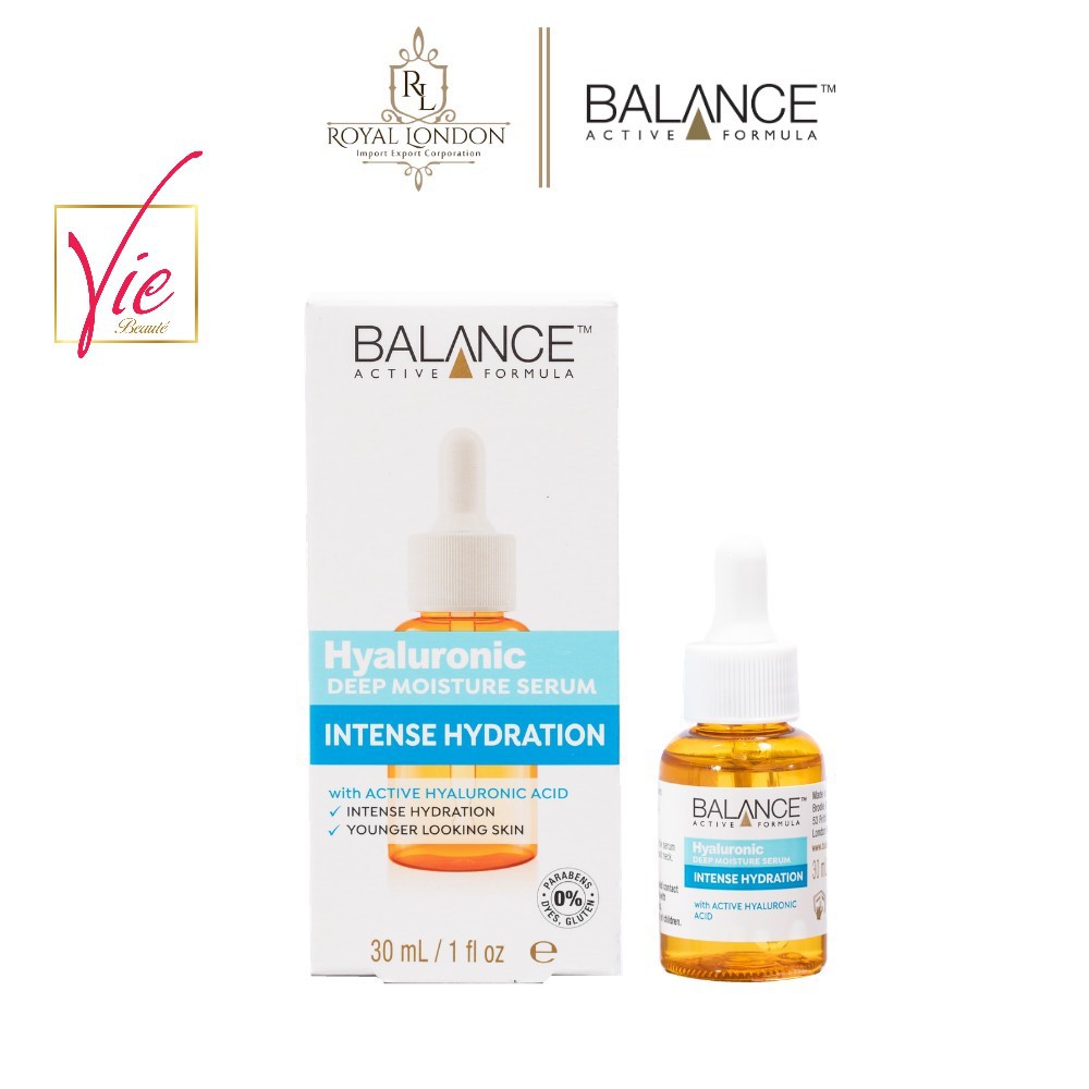  Serum Cấp Nước Dưỡng Ẩm Balance Active Formula Hyaluronic Deep Moisture 30ml