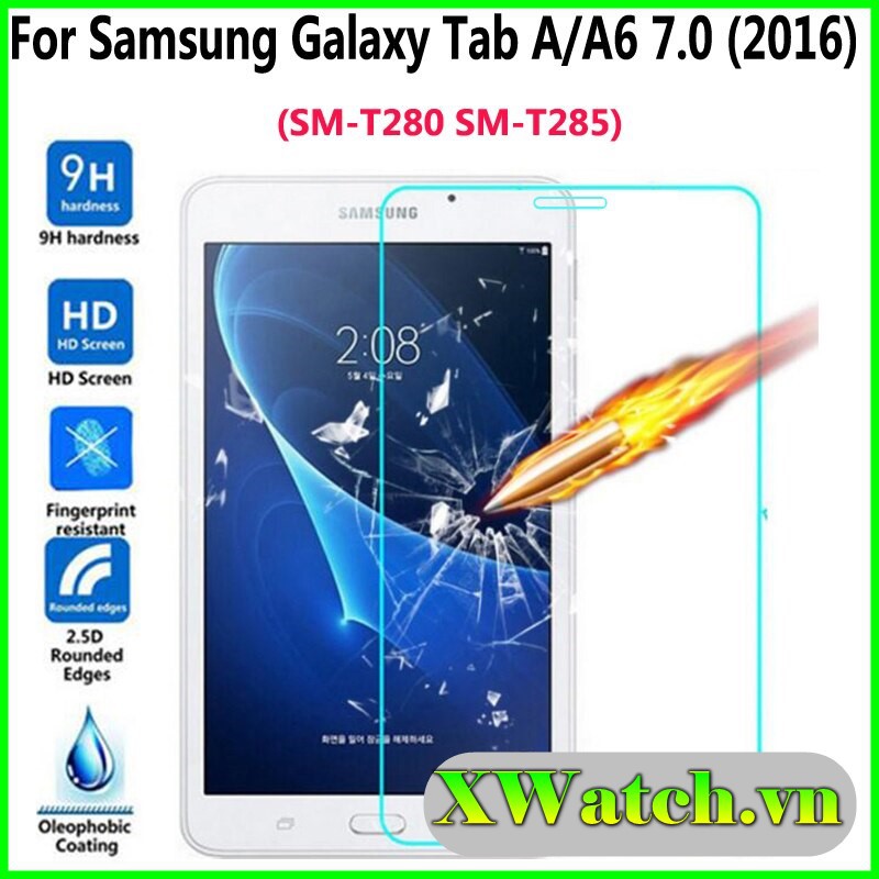 Kính Cường Lực Bảo Vệ Màn Hình Cho Samsung Galaxy Tab A 7.0 2016 A6 T280/ T285
