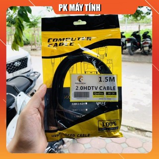 Dây cáp hdmi tròn goldtech 10m - chuẩn 4k full hd - pk máy tính